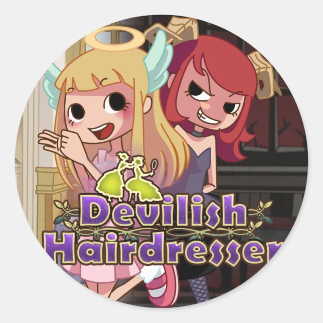 Devilish Hairdresser - Stickers (Vorderseite)