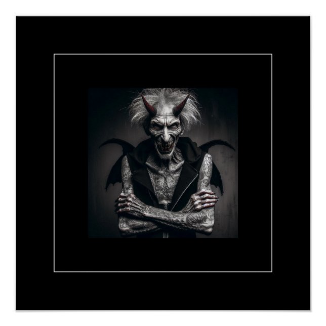 Devilish Nature von Chuck Vest Poster (Vorderseite)