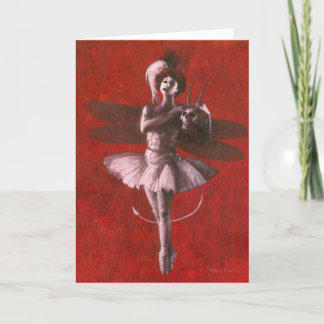Devilish Pixie Greetings Card Dankeskarte