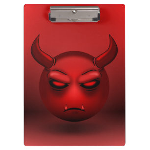 Devilmoji-Blockhalter Klemmbrett