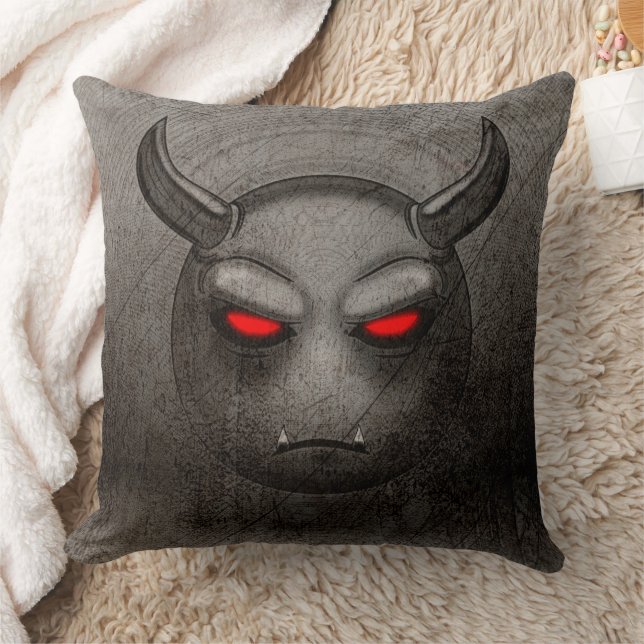 Devilmoji-Vintage-Kissen Kissen (Decke)