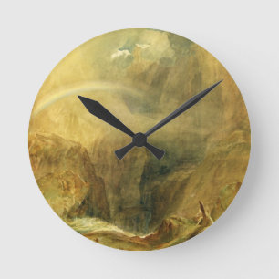 Devil's Bridge, St. Gotthard's Pass, c.1804 (w/c a Runde Wanduhr