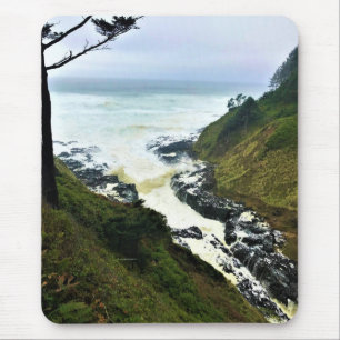 Devil's Churn, Cape Perpetua, Oregon Coast Mousepad