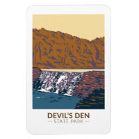 Devils Den Staat Park Arkansas Vintag