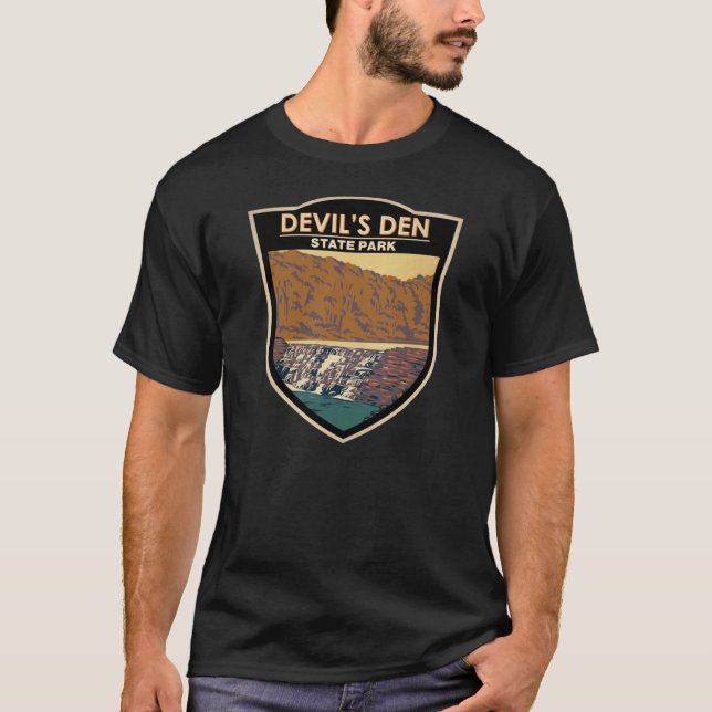 Devils Den Staat Park Arkansas Vintag  T-Shirt (Vorderseite)