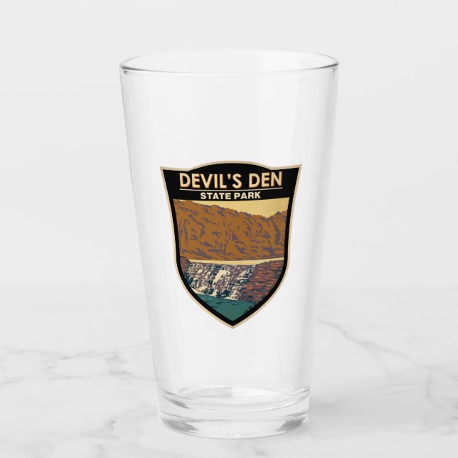 Devils Den State Park Arkansas Vintage  Glas (Vorderseite)