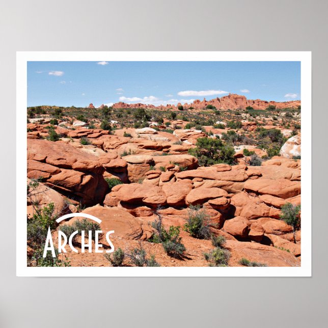Devils Garden , Arches Nationalpark Poster (Vorne)