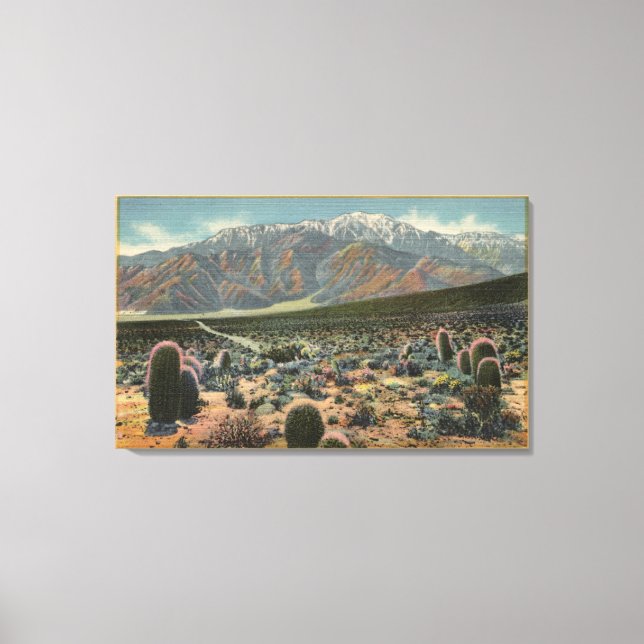 Devil's Garden View of Mt. San Jacinto # 1 Leinwanddruck (Vorderseite)