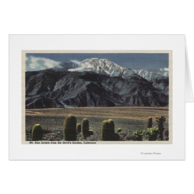 Devil's Garden View of Mt. San Jacinto # 2 (Vorderseite (Horizontal))