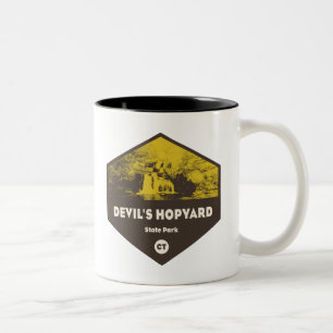 Devil's Hopyard Staat Park, Connecticut Zweifarbige Tasse