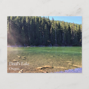 Devil's Lake, OR Postkarte