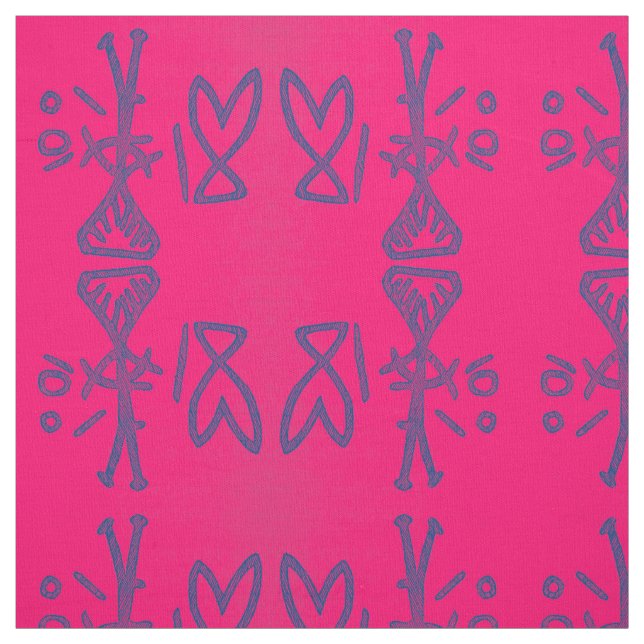 Devils Lake Pictograph Red Stoff (Muster)