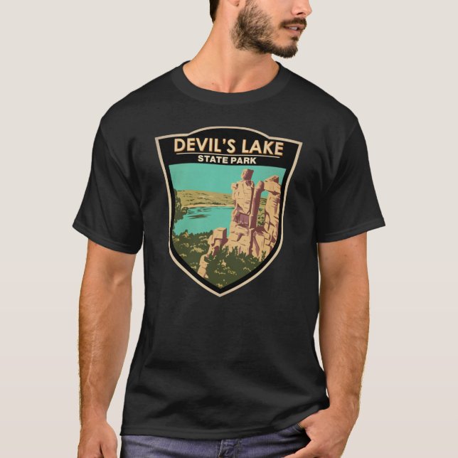 Devil's Lake Staat Park Wisconsin Devils Doorway T-Shirt (Vorderseite)