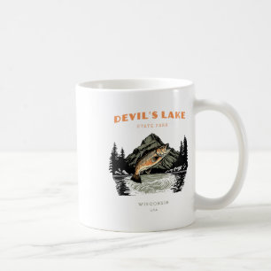 Devil's Lake State Park Wisconsin Retro Vintage Fr Kaffeetasse