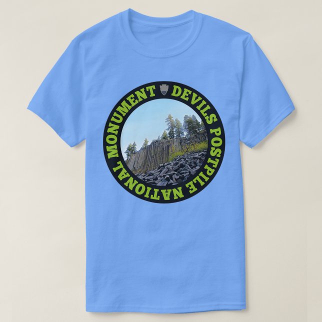 Devils Postpile National Monument Circle  T-Shirt (Design vorne)