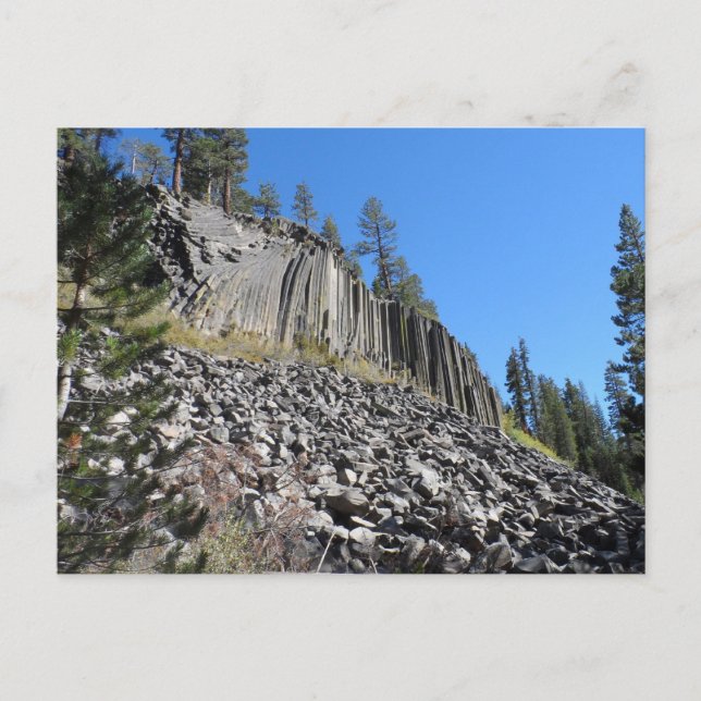 Devils Postpile National Monument Postkarte (Vorderseite)