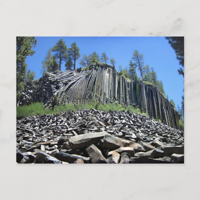 Devils Postpile - Sierra Postkarte (Vorderseite)