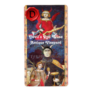 DEVIL'S RED WINE WAX SIEGEL MONOGRAM /ANTIQUE TARO