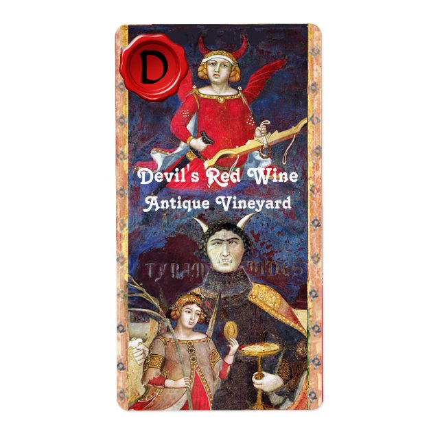 DEVIL'S RED WINE WAX SIEGEL MONOGRAM /ANTIQUE TARO (Vorne)