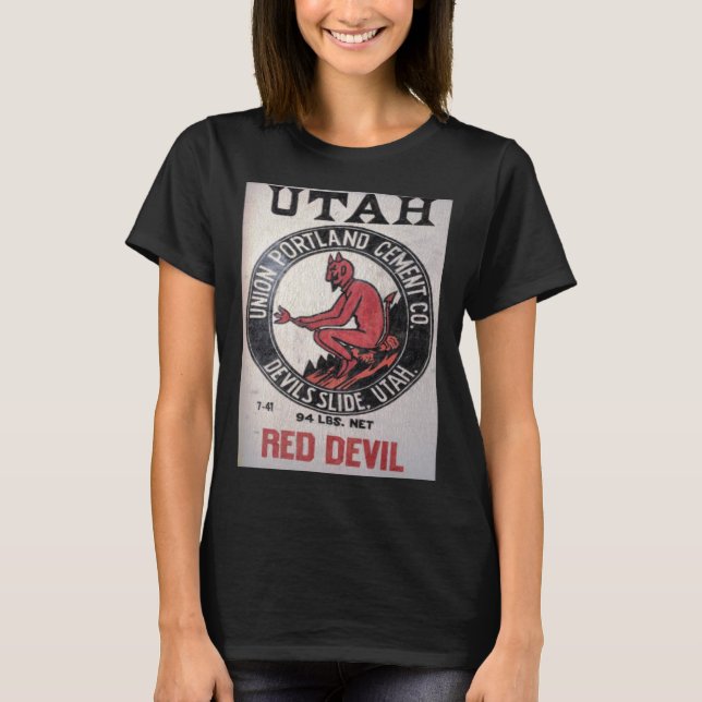 Devils Slide Utah Cement Pflanze T-Shirt (Vorderseite)