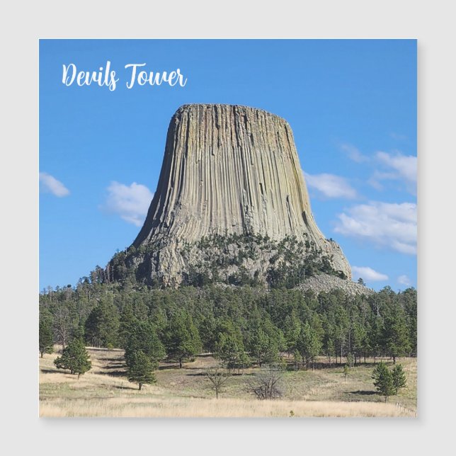Devils Tower Magnetkarte (Vorderseite)