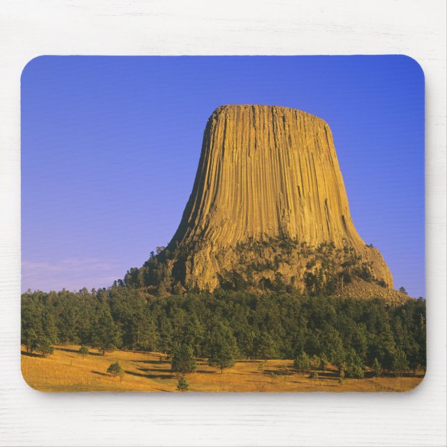 Devils Tower National Monument in Wyoming Mousepad (Vorne)