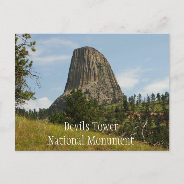Devils Tower National Monument Postkarte (Vorderseite)