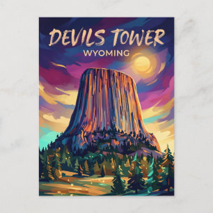 Devils Tower National Monument USA Postkarte