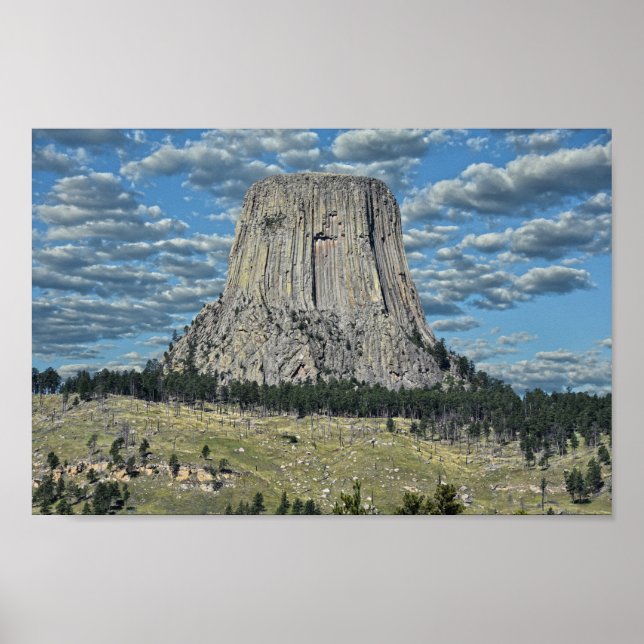 Devils Tower National Monument, Wyoming Poster (Vorne)