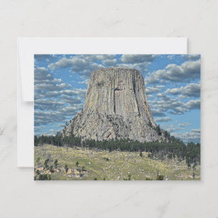 Devils Tower National Monument, Wyoming Postkarte