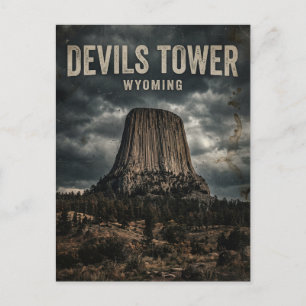 Devils Tower National Monument Wyoming Postkarte