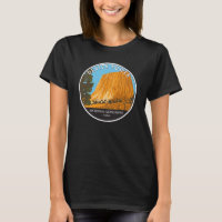 Devils Tower National Monument Wyoming Vintag T-S
