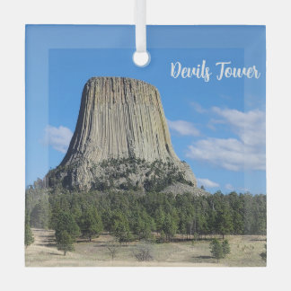 Devils Tower Ornament Aus Glas