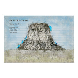 Devils Tower Poster