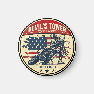 Devil's Tower Road - die Lasso-Motorrad-Rundreise Magnet