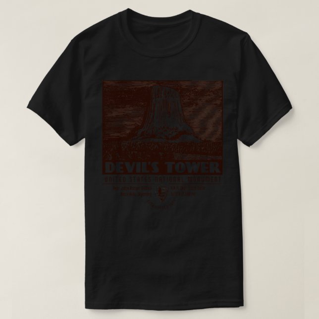 Devils Tower T-Shirt (Design vorne)
