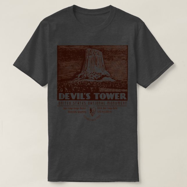 Devils Tower T-Shirt (Design vorne)