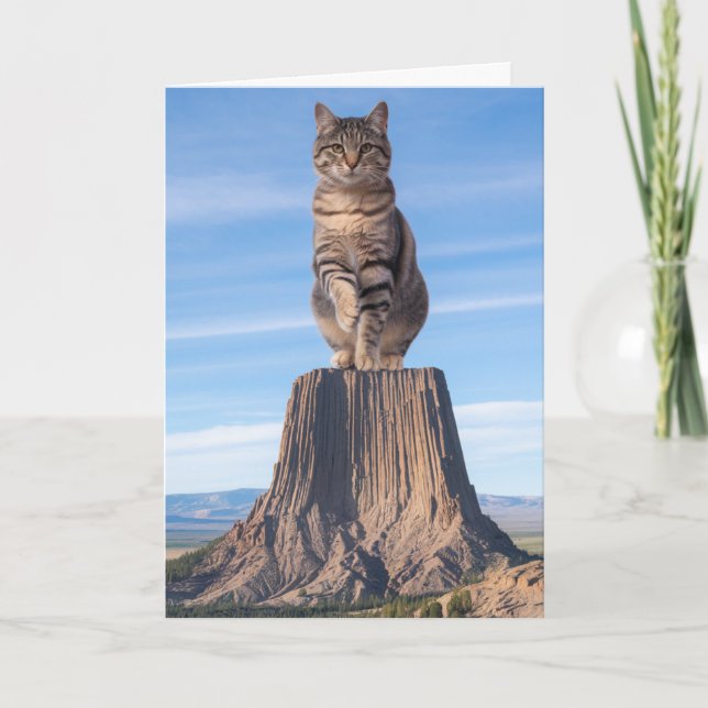 Devil's Tower Tabby Karte (Vorderseite)