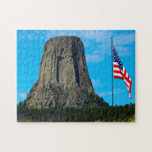 Devil's Tower Wyoming. Puzzle