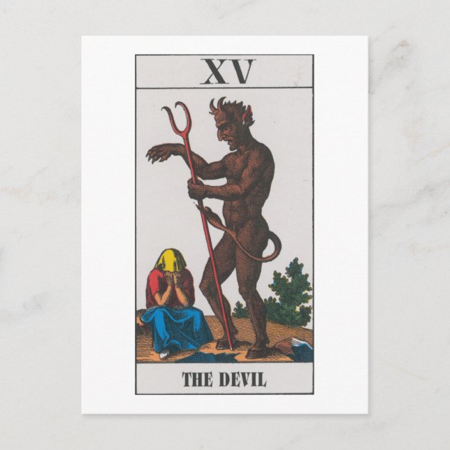 Deviltarot Postkarte (Vorderseite)