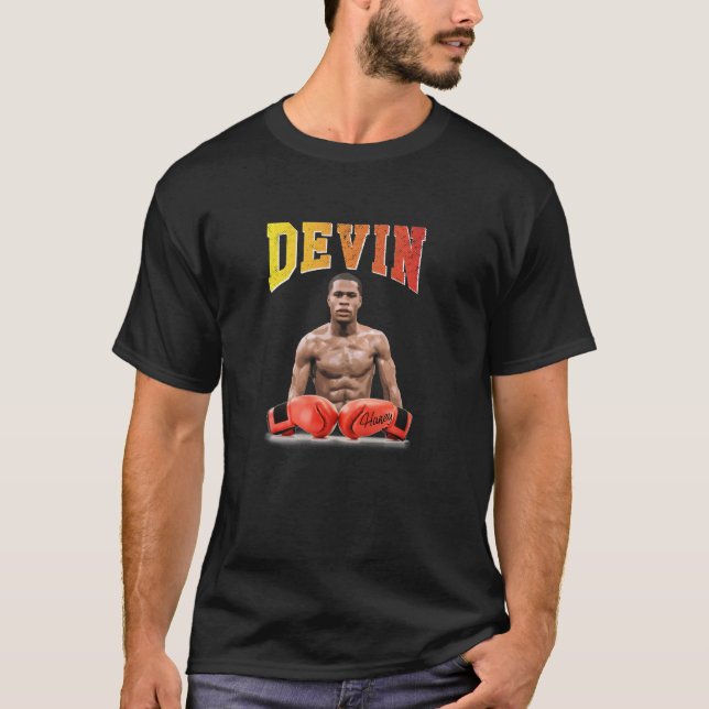 Devin Haney Boxer Fighter T-Shirt (Vorderseite)