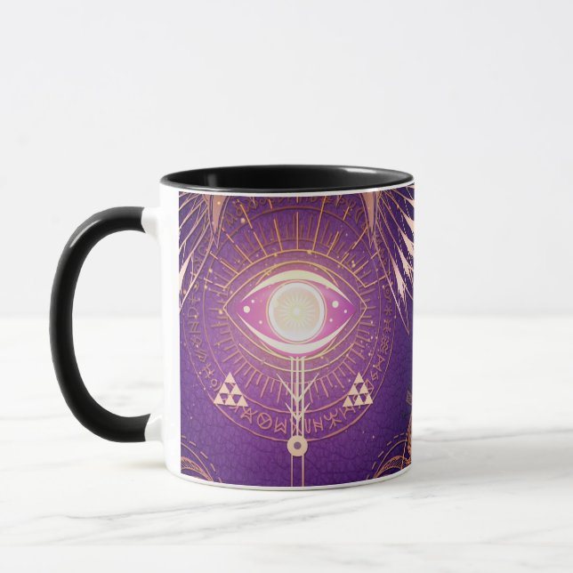 Devine Dark Mystical Arcane Eye of Eternity Tasse (Links)