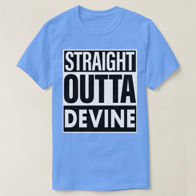 Devine Name Straight Outway Devine T-Shirt (Design vorne)