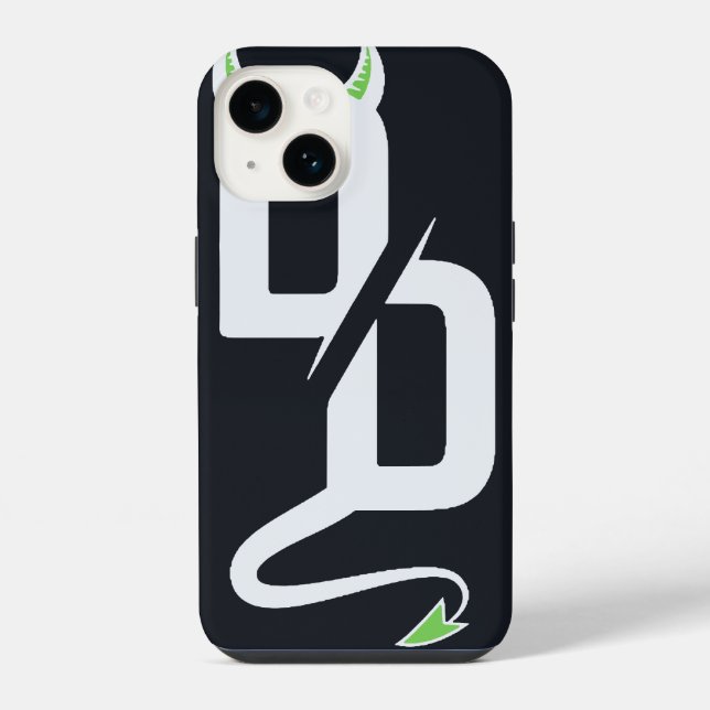 Devious Developments DD Monogramm-Handyhülle iPhone Hülle (Rückseite)