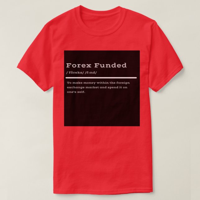Devisenfinanziert T-Shirt (Design vorne)