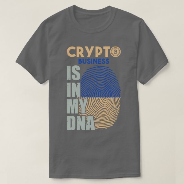 Devisenhändler Kapitalgeber Krypto-Money-Kryptowäh T-Shirt (Design vorne)