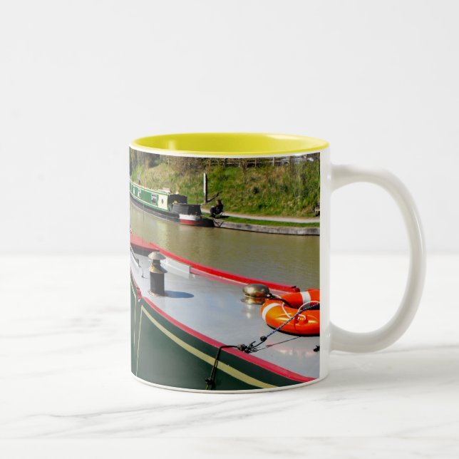 Devizes Kanal Zweifarbige Tasse (Rechts)