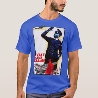 Devlet Hava Yollari Vintage Reiseposter T-Shirt