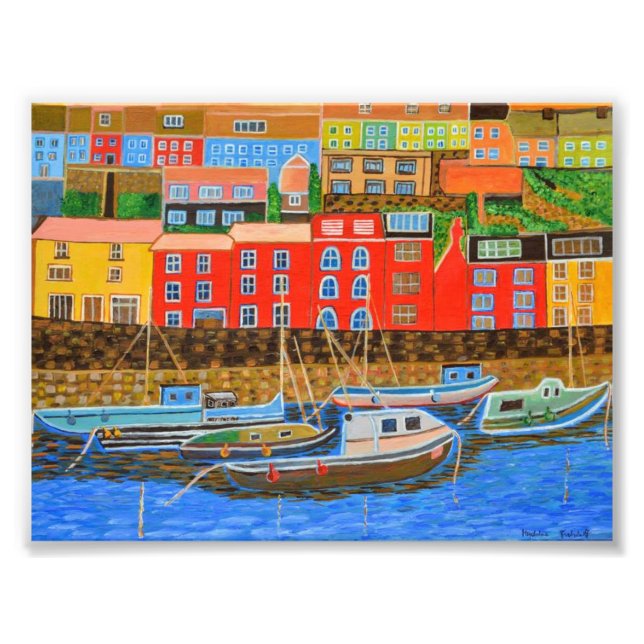 Devon Brixham Fotodruck (Vorne)