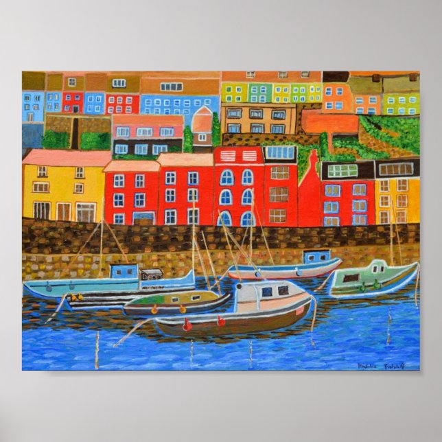 Devon Brixham Poster (Vorne)